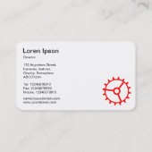 4ギアIII – 赤と黒 名刺 (裏面)