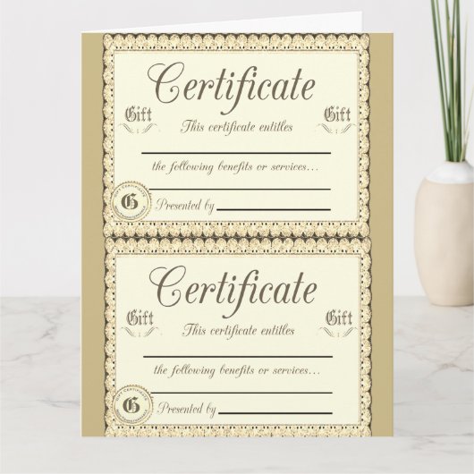 4ギフト券カード カード (正面)