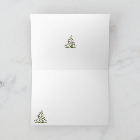 4クリスマス・アニメ・オースティーの子犬用グリーティング・カード シーズンカード (内部)