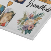 4グランドキッズ写真フローラオレンジ カッティングボード (角)