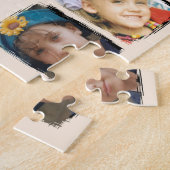 4グランドキッズ写真フローラオレンジ ジグソーパズル (側面)