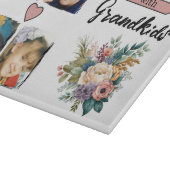 4グランドキッズ写真フローラピンク カッティングボード (角)