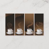 4コーヒーカップ(ベクトル、名前、住所1、住所1...) 名刺 (裏面)