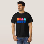 '4ゴースト' ミニマリストTシャツ - オタクギフト Tシャツ (正面フル)