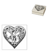 4サイズのラバースタンプとイメージCupidメールボックス ラバースタンプ (押印)