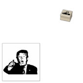 4サイズのラバースタンプとイメージDonald Trump ラバースタンプ (押印)