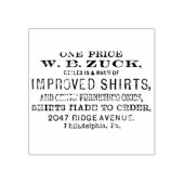 4サイズゴム印紙住所，郵便切手 ラバースタンプ (インプリント)