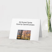 #4サンセットシリーズノートカード シーズンカード (裏面)