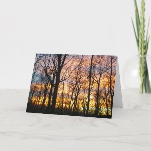 #4サンセットシリーズノートカード シーズンカード (正面)