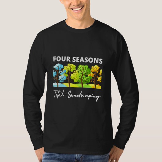 4シーズントータル造園気に芝生風景A Tシャツ (正面)