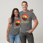 4シーズン合計造園サンセットヴィンテージ Tシャツ (ユニセックス)