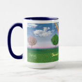 4シーズン(文字の大きなコンボコーヒーマグ) マグカップ (左)