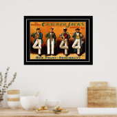 4ジャックスのヴィンテージポスター ポスター (キッチン)