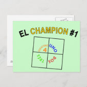 4スクエアチャンピオン#1 ポストカード (正面/裏面)