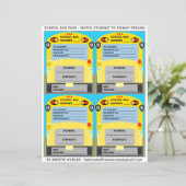 4スクールバス名タグ(学生ピックアップ) (スタンド正面)