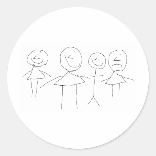 4スティック図 ラウンドシール (正面)