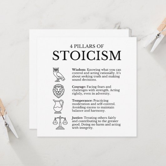 4ストイシズムの柱 カード (正面/裏面インサイチュ)