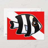 4ストライプダムソワリーダイブ国旗 ポストカード (正面/裏面)