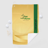 4ティーエーカーズパーソナライズされたゴルフタオル ゴルフタオル (インサイチュ)