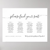 4テーブルモダン席の座席表を検索 ポスター (正面)