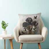 4ドイツ語の短いポインタの色 クッション (椅子)