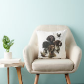 4ドイツ語の短いポインタの色 クッション (椅子)