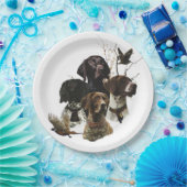 4ドイツ語の短いポインタの色 ペーパープレート (パーティー)