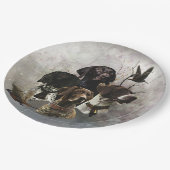 4ドイツ語の短いポインタの色 ペーパープレート (アングル)