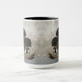 4ドイツ語の短いポインタの色 マグカップ (中央)