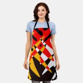 4ネーションズエプロンパーソナライズされたトバルアートエプロン エプロン (着用した状態)