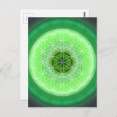 4ハートチャクラグリーン作成Tutti ポストカード (正面/裏面)