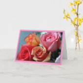 「4バラ」 カード (黄色い花)