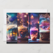 4パックサイケデリックコーヒーブックマーク（再販売のため？） 招待状 (正面)