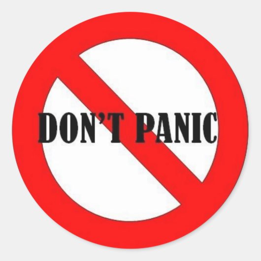 4パニックにならない ラウンドシール (正面)