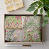 4パネルフローラモチーフ 薄葉紙 (ギフト)