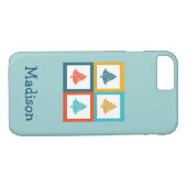 4パーソナライズされたクリスマスツリーレトロデザイン Case-Mate iPhoneケース (裏面(横))