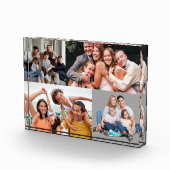 4パーソナライズされたフォトファミリーアクリル板 フォトブロック (右)