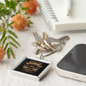 4パーソナライズされたヴィンテージ40歳の誕生日パーティー キーホルダー (側面)