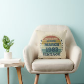 4パーソナライズされたヴィンテージ40歳の誕生日パーティー クッション (椅子)