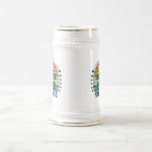 4パーソナライズされたヴィンテージ40歳の誕生日パーティー ビールジョッキ (中央)