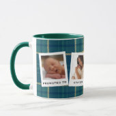 4パーソナライズされた枚、グランパ・プレイドに昇格 マグカップ (左)