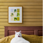 4ビューティフルブラックレディースアーティシクグランジスタイル ポスター