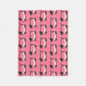 4ピグユーモアのあるイヤー誕生日選択カラーフリース フリースブランケット (正面)