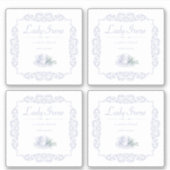 4ピースのヴィンテージカスタム白茶 シール (正面)