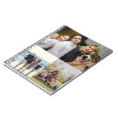 4ファミリーフォトコラージュカスタム ノートブック (左側)