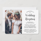 4フォトウェディングレセプションめでたいパーティー 招待状 (裏面)