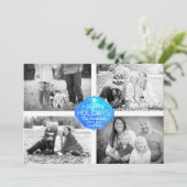 4フォトクリスマスカード – 祝日 シーズンカード (スタンド正面)