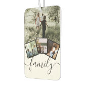 4フォトコラージファミリーパーソナライズされたカスタム カーエアーフレッシュナー (左)