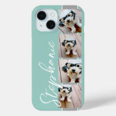 4フォトコラージフィルムストリップ名 – CAN EDIT COLOR Case-Mate iPhoneケース (裏面)