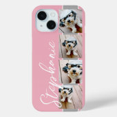 4フォトコラージフィルムストリップ名 – CAN EDIT COLOR Case-Mate iPhoneケース (裏面)